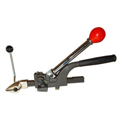 Инструмент для натяжения и резки бандажной ленты с храповым механизмом